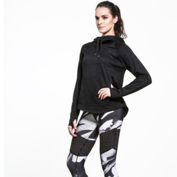 Running Bare Long Weekend Hoodie in Black - Picture 2 of 8